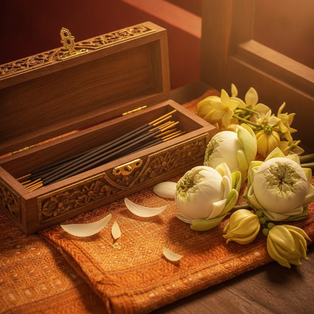 encens spiritual guide, encens spiritual guide padmini, composition encens spiritual guide, encens lotus bois de santal ylang ylang, encens méditation, encens purification spirituelle, encens indien traditionnel, rituel encens spirituel, bienfaits encens méditation,