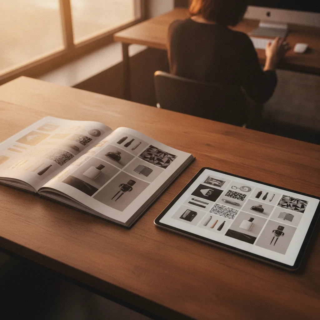création catalogue produits