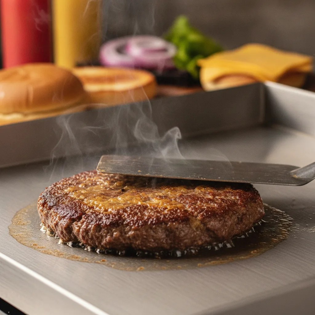 Step-by-step guide to smash burger on the plancha | Planchaelec Step-by-step guide to smash burger on the plancha | Planchaelec