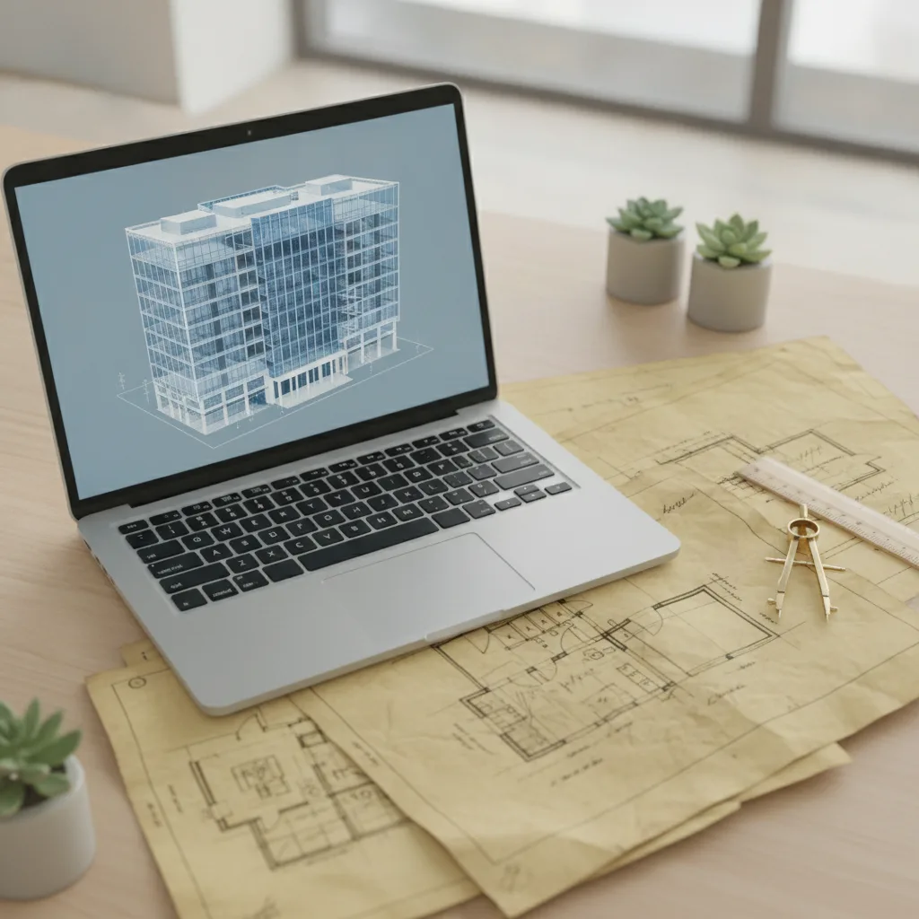 scanner 3D bâtiment, relevé bâtiment existant, plan patrimoine immobilier, numérisation bâtiment, nuage de points bâtiment, jumeau numérique bâtiment