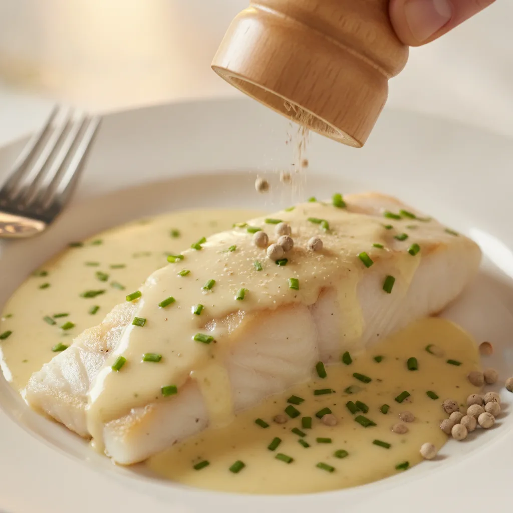 poivre blanc de Kampot poisson