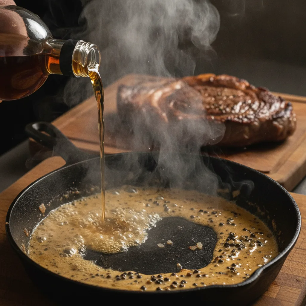 recette steak au poivre de Kampot