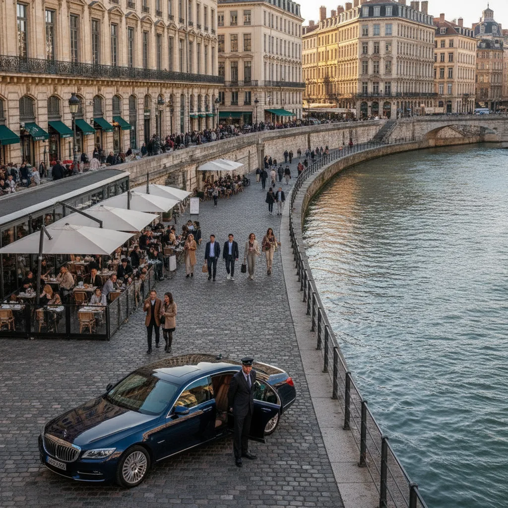 chauffeur privé Presqu'île Lyon