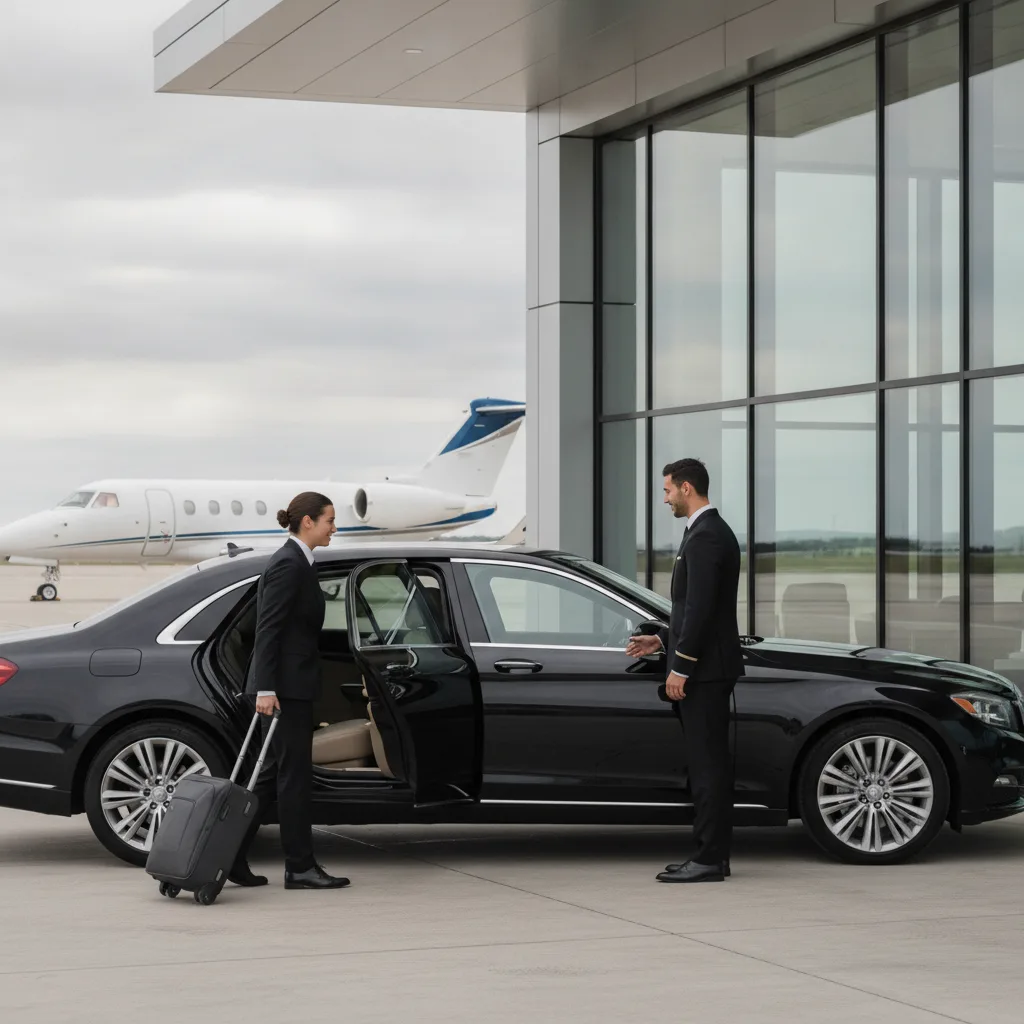 VTC aéroport Lyon-Bron jet privé