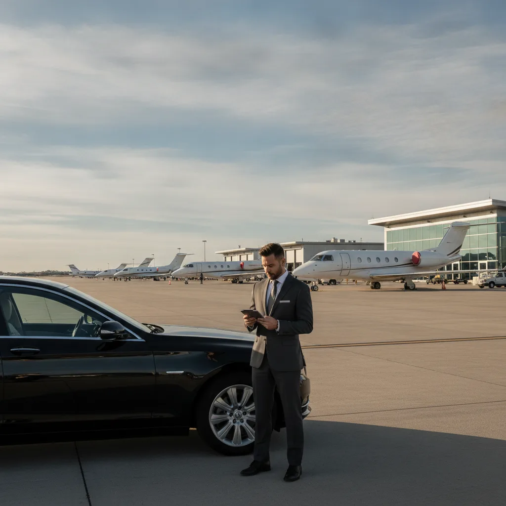 VTC aéroport Lyon-Bron jet privé