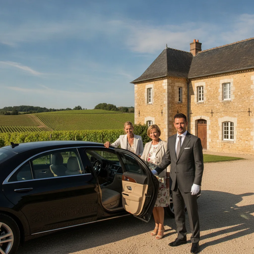 wine tour Beaujolais chauffeur privé