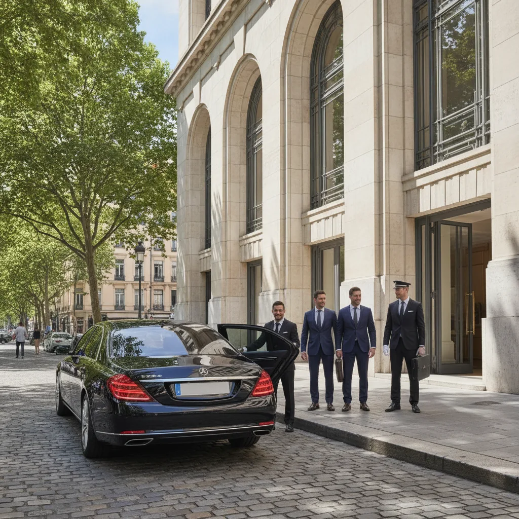 chauffeur privé délégation étrangère Lyon